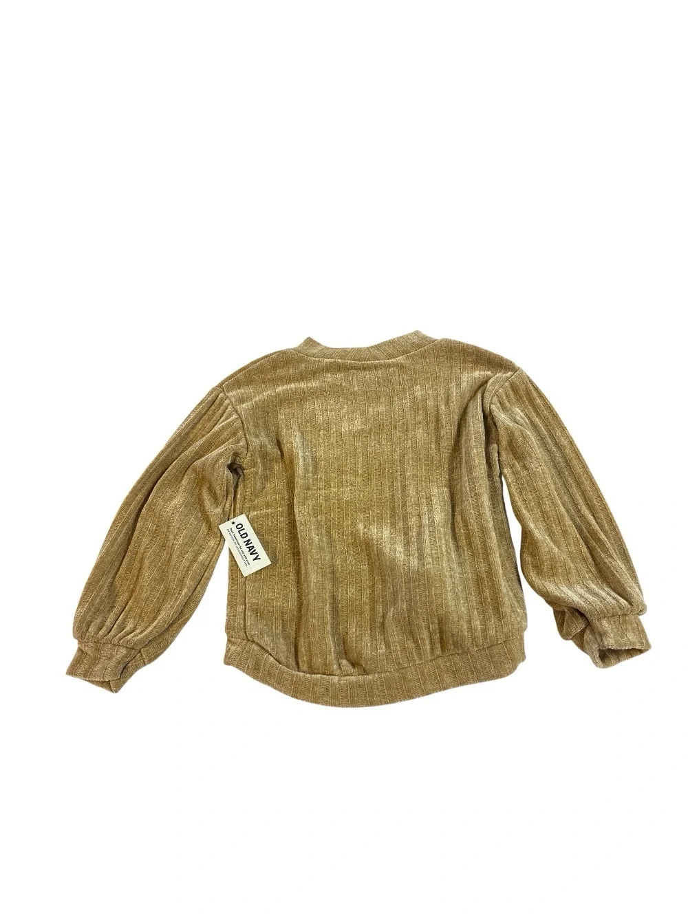 Old navy Cozy Ribbed Chenille Sweatshirt - brown girls size 4T new
